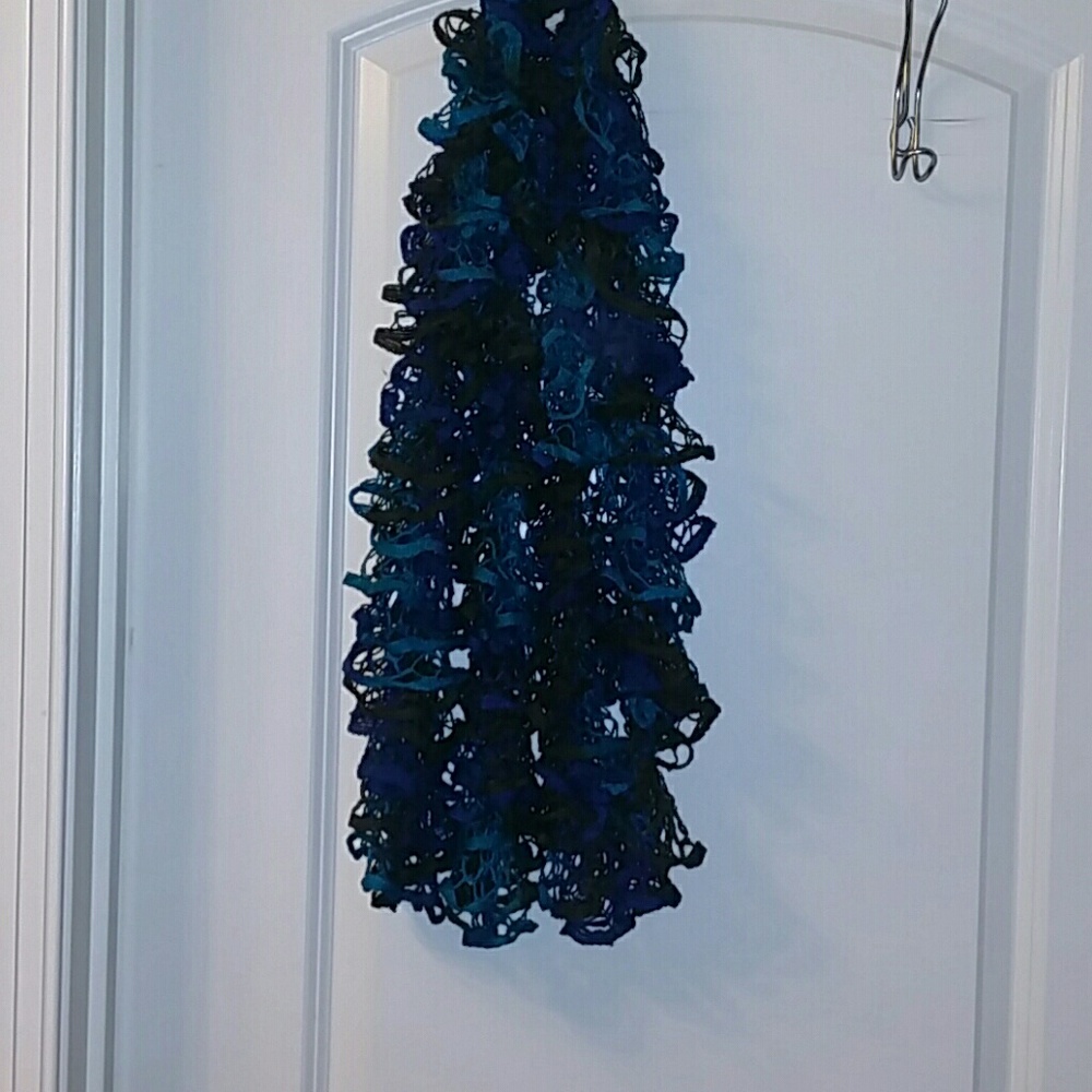 Hand knitted scarf